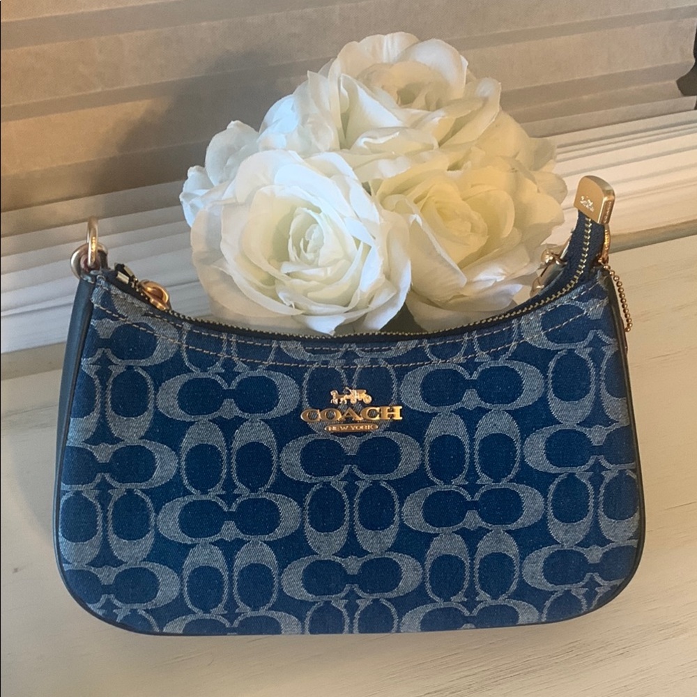 Coach Blue Patterned Women's Bag